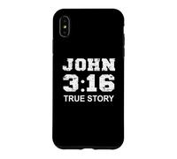 Carcasa para iPhone XS MAX Juan 3 16 Historia Verdadera, Fe, Verso de la Biblia Mujeres cristianas