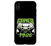 Carcasa para iPhone XS MAX Jugador Estimado 1986 40 Cumpleaños Video Gaming Hombre Mujer