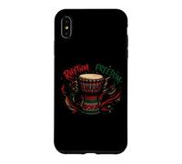 Carcasa para iPhone XS MAX Juneteenth Rhythm of Freedom Djembe Drum Music