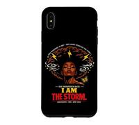 Carcasa para iPhone XS MAX Juneteenth She Whispered I Am The Storm Women's Black History