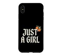 Carcasa para iPhone XS MAX Just A Girl Gothic Typography Design