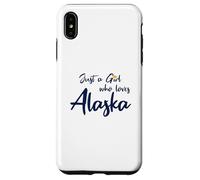 Carcasa para iPhone XS MAX Just a Girl Who Loves Alaska Cute Alaska Girl