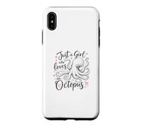 Carcasa para iPhone XS MAX Just a Girl Who Loves an Octopus Cute Octopus