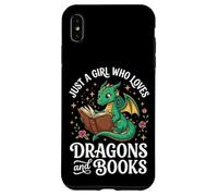Carcasa para iPhone XS MAX Just A Girl Who Loves Dragons and Books Lector De Fantasía