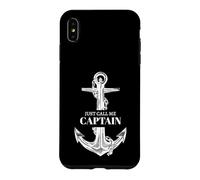 Carcasa para iPhone XS MAX Just Call Me Captain Funny Boat Owner Dad Men Father Day