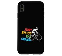 Carcasa para iPhone XS MAX Just Enjoy The Gravel - Paseo en Bicicleta de Grava