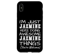 Carcasa para iPhone XS MAX Just Jazmine Here Doing Jazmine Things Nombre