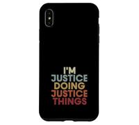 Carcasa para iPhone XS MAX Justice Name Justice Personalized Name First Given
