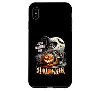 Carcasa para iPhone XS MAX JustWaiting For Halloween Esqueleto Bruja Calabaza Fantasma