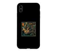 Carcasa para iPhone XS MAX Kaiju Ramen Monstruo Fideos Monstruo Japonés