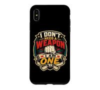 Carcasa para iPhone XS MAX Karate Artes Marciales Dojo Black Belt Fighter