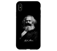 Carcasa para iPhone XS MAX Karl Marx Retrato Socialismo Teoría Política Icono