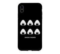 Carcasa para iPhone XS MAX Kawaii Onigiri Friends Cute Japanese Rice Ball Personajes