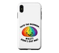Carcasa para iPhone XS MAX Kawaii Rainbow Dumpling Squishy Raviolo Divertido Cutie