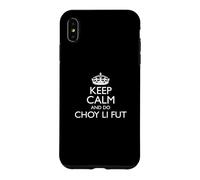 Carcasa para iPhone XS MAX Keep Calm and Do Choy Li FUT/Diseño de Artes Marciales Chinas