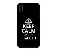 Carcasa para iPhone XS MAX Keep Calm and Do Tai Chi/Diseño de Arte marcial