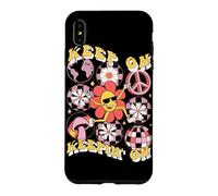 Carcasa para iPhone XS MAX Keep On Keepin' On Retro Daisy Graphic