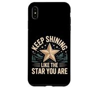 Carcasa para iPhone XS MAX Keep Shining Like The Star You Are Optimism Mindset -