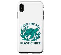 Carcasa para iPhone XS MAX Keep The Sea - Tortuga Marina sin plástico, Día ecológico de la Tierra