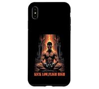Carcasa para iPhone XS MAX Kick Low Flight High Muay Thai MMA Warrior
