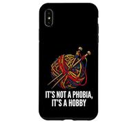 Carcasa para iPhone XS MAX Knitter Yarn Crafter Not A Phobia It's A Hobby