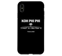 Carcasa para iPhone XS MAX KOH Phi Phi Tailandia Coordina el diseño de Viajes de la Isla