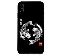 Carcasa para iPhone XS MAX Koi Fish Japonés Yin y Yang Harmony Balance