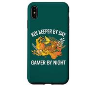 Carcasa para iPhone XS MAX Koi Keeper de día, Jugador de Noche, Divertido Amante de los Juegos de koi