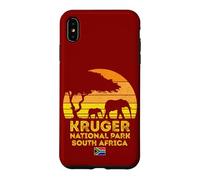 Carcasa para iPhone XS MAX Kruger Park Sudáfrica Safari Sunset Jirafa Elefante