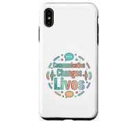 Carcasa para iPhone XS MAX La comunicación Cambia Vidas diseño de Conciencia