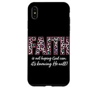 Carcasa para iPhone XS MAX La fe no es Esperar Que Dios Pueda Es Saber Que lo hará Cristiano