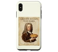 Carcasa para iPhone XS MAX La Gravedad es fácil Pi es difícil Divertido Día del Juego de Palabras de Newton Science Pi