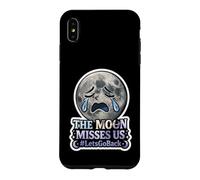 Carcasa para iPhone XS MAX La Luna Nos extraña #LetsGoBack Llorando Luna Triste