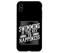 Carcasa para iPhone XS MAX La natación es la Clave de la Felicidad Swim Team Nadador