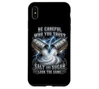 Carcasa para iPhone XS MAX La Sal y el azúcar se Ven Iguales Problemas de Confianza Gráfico de Calavera