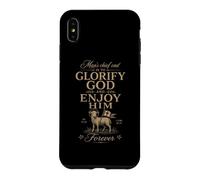 Carcasa para iPhone XS MAX La teología reformada glorifica a Dios Christian Westminster Cita