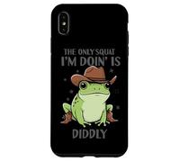 Carcasa para iPhone XS MAX La única sentadilla Que Estoy Haciendo es Diddly