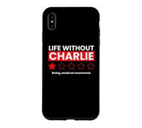 Carcasa para iPhone XS MAX La Vida sin Charlie Boring no recomendaría una revisión Divertida