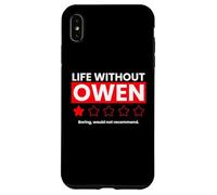 Carcasa para iPhone XS MAX La Vida sin Owen Aburrido no recomendaría Decir Divertido