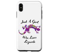 Carcasa para iPhone XS MAX Lagartija Just A Girl Who Loves Lizards Outfit Lizard Lover