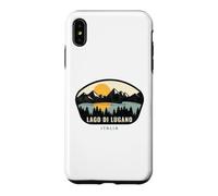 Carcasa para iPhone XS MAX Lago di Lugano Italia Design Vacation Souvenir