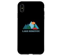 Carcasa para iPhone XS MAX Lake Siskiyou Northern California MT. Shasta Vintage Logo