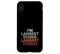 Carcasa para iPhone XS MAX Lambert Name Lambert Personalized Name First Given