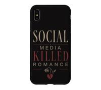 Carcasa para iPhone XS MAX Las Redes sociales Antiguas Mataron el Humor de Las Citas románticas
