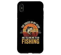 Carcasa para iPhone XS MAX Las Voces en mi Cabeza me están Diciendo Que Vaya a Pescar Diseño