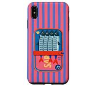 Carcasa para iPhone XS MAX Lata Retro para sardinas, Estilo Vintage, con Rayas Rosas, costeras y veraniegas