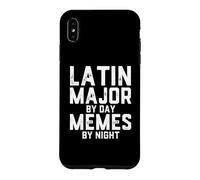 Carcasa para iPhone XS MAX Latin Major by Day Memes De Noche Estudios Clásicos Estudiantes