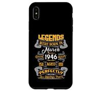 Carcasa para iPhone XS MAX Legend February 1946 Vintage 80th Birthday Tees Made in 1946
