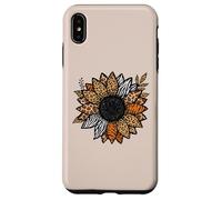 Carcasa para iPhone XS MAX Leopard Animal Print Sunflower Flower Safari Boho Aesthetic