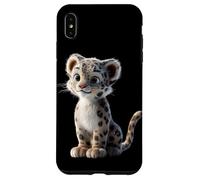 Carcasa para iPhone XS MAX Leopardo de Las Nieves Panthera Uncia Gran Felino